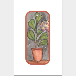 Disco Houseplant Posters and Art